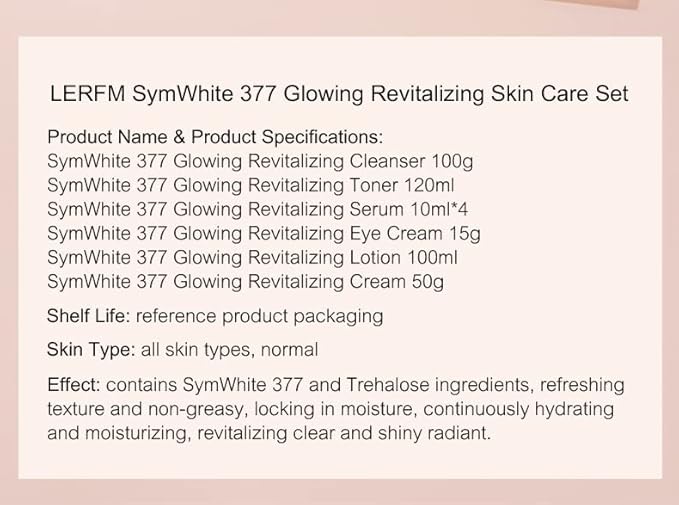 Skin Care Set 9 in 1 Facial Cleanser, Toner, Serum, Face Lotion, Cream & Eye Cream β Hydrating, Anti-Aging &Brightening Daily Routine for Glowing Skin