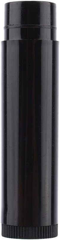 Ymiko 100PCS Black lipstick Tube, DIY Lipsticks Lip