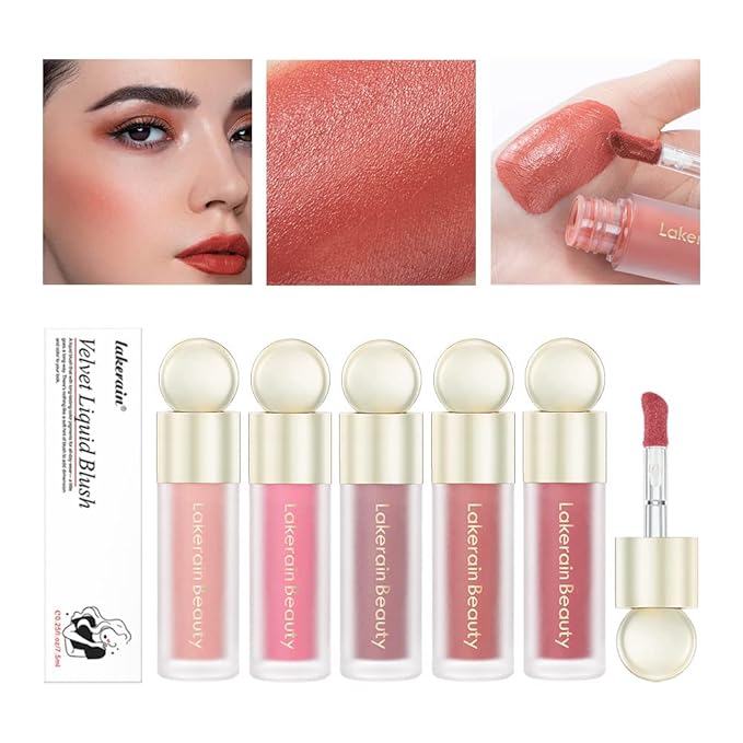Velvet Liquid Blush, Liquid Cream Blush, Moist Matte Breathable (04)