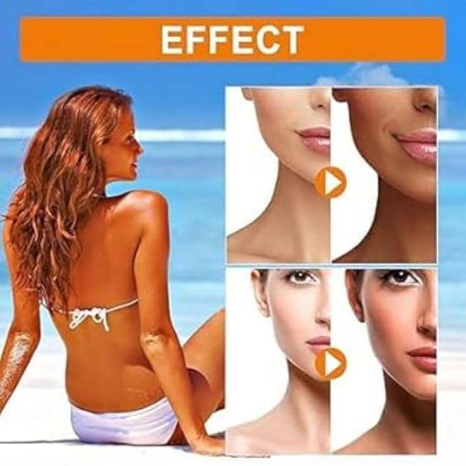 Luxury Intensive Tanning Gel, Natural Tanning Accelerator Cream Gel, Brown Tanning Gel,Tanning Gel for Sunbeds & Outdoor Sun (2 pcs)