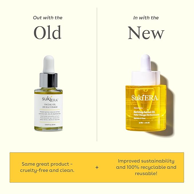 Suki Era Facial Oil, Helps Increase Skin Density, Firmness, and Elasticity, 0.94 Fl Oz
