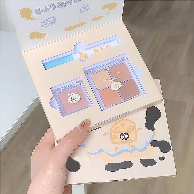 Neutral Eyeshadow Palette Velvet Lip Gloss