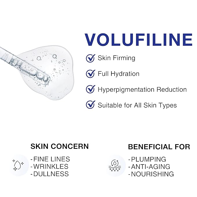 Volufiline & Niacinamide Serum Bundle β 100% Pure Volufiline for Skin Firming + 20% Niacinamide for Pore Minimizing & Brightening β Anti-Wrinkle, Collagen Boosting & Even Skin Tone Korean Skincare