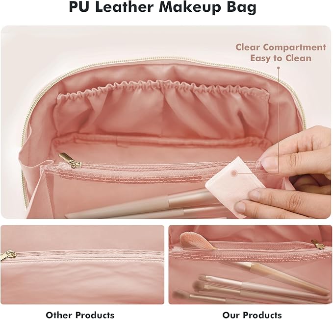 Prite travel cosmetic bag makeup