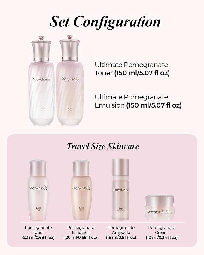 Sooryehan Ultimate Pomegranate (Skincare Set, 12.3fl