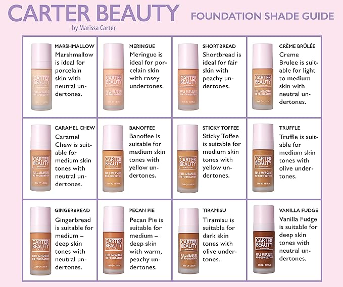 Carter Beauty Full Measure HD Foundation - Lightweight, - 1. 01 OZ
