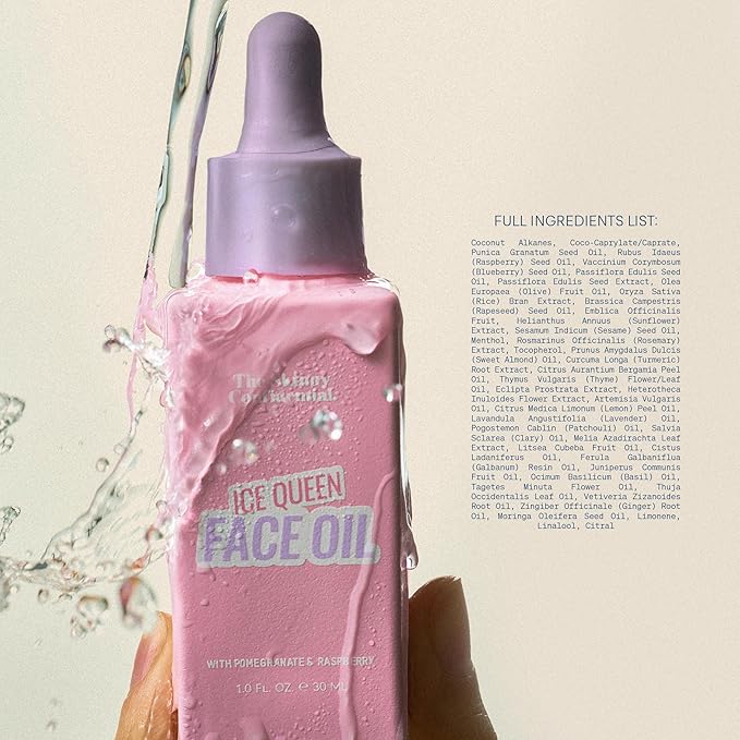 The Skinny Confidential Depuffing Face Oil - Lightweight Multi-Purpose Facial Moisturizer for Healthy Glowing Skin - Hydrates & Firms for Vibrant & Dewy Glow - Facial Serum for Fine Lines & Wrinkles
