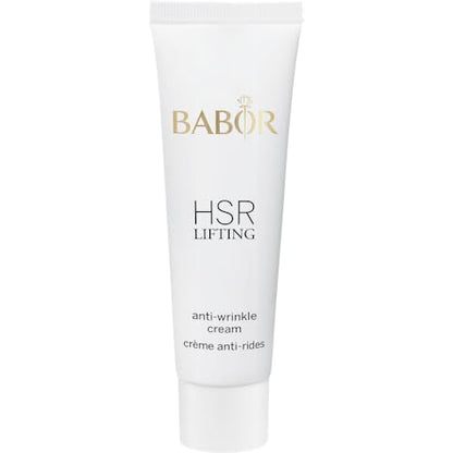 BABOR HSR Lifting Anti Wrinkle Cream, Travel Anti Aging Night Cream, Target Fine Lines & Wrinkles, Vitamin E, Increase Moisture & Radiance, Daily Moisturizer for Smoother Skin, 0.5 oz