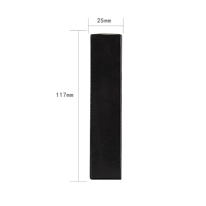 COSIDEA 50 pieces 350gms lip gloss paper box, lipgloss mascara eyeliner packing box for DIY cosmetic, (25 * 25 * 117mm, Black)