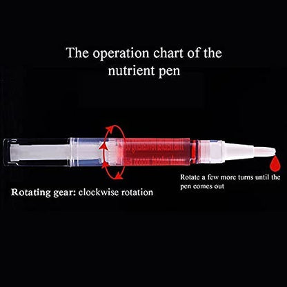 12Pcs Nail Cuticle Oils Nail Nutrition Oil Pen Nourishment Pens Cuticle Revitalizer for Agnail Nourish Skin Nail Care