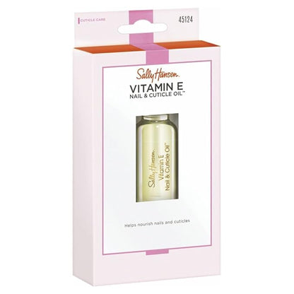 Sally Hansen Vitamin E Nail and Cuticle Oil, 0.45 Fl Oz, Packaging may vary (Pack of 2)
