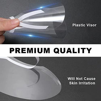 30 PCS Face Shield for Shower, Clear Eyebrow Shower Visor for Adults Eyelash Extensions, Eyelid Surgery, Lash Aftercare for Salon Supplies Eyelash Extensions