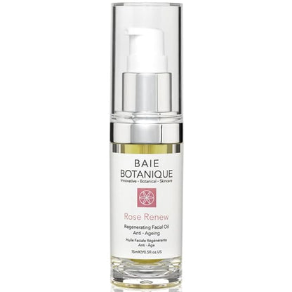 Baie Botanique Anti-Aging Facial Oil 15ml - Rose Absolute, Camelia, Borage, Evening Primrose, Abyssinian & Amla Oil - 100% Natural, 90% Organic