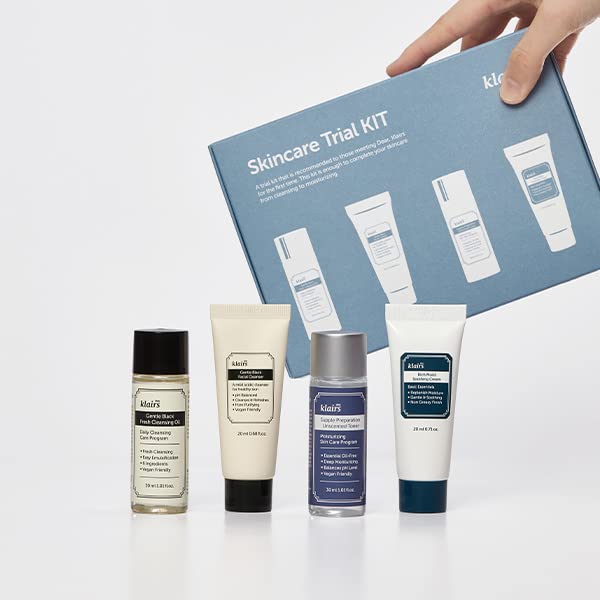 [DearKlairs] Skincare Trial Kits, 4 minis, cleansing
