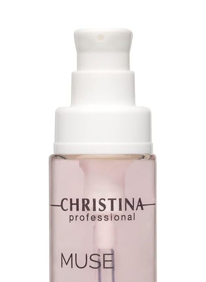 Christina Muse Supreme Serum for Face with Hyaluronic Acid | Quick Absorption Face Serum for Hydration and Antioxidant Effect | Reduces Aging Signs | Delicate Rose Scent | For All Skin Types 30ml