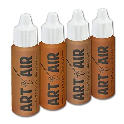 4pc TAN Complexion Professional Airbrush Cosmetic Makeup Set 2 oz