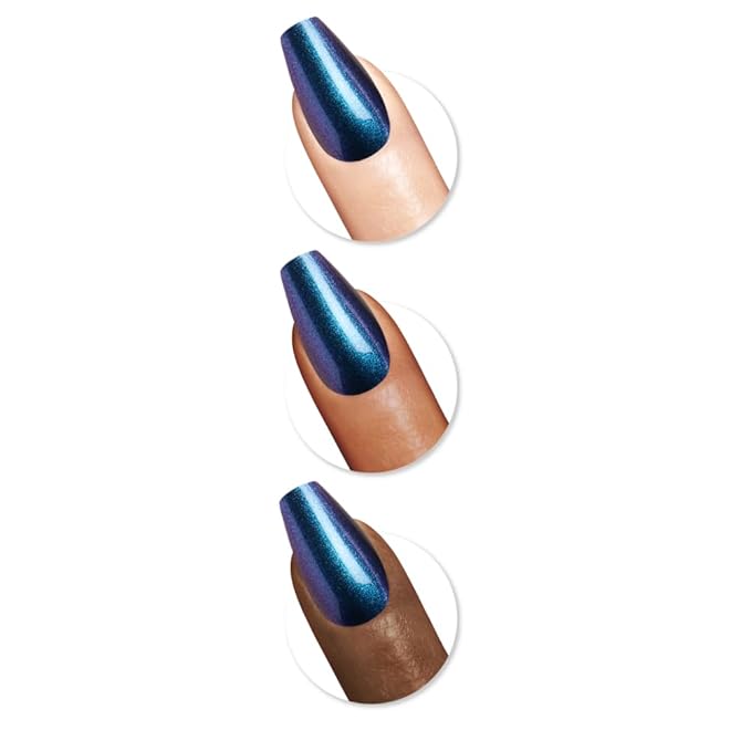 Sally Hansen Instant Cuticle Remover and Salon Effects HYP-Nautical Press On Nails Kit, Nail Treatment and Manicure Set