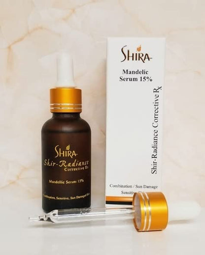 Shir-Radiance Corrective RX Mandelic Serum For Treating Acne and Scars Pore Minimizer With 15% Mandelic Acid (30 ml)