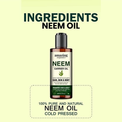 Neem Oil - Natural and Versatile Skincare, Perfect for Plant Care & Skin Nourishment