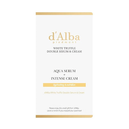 d'Alba White Truffle Double Serum & Cream (0.45 Ounce (Pack of 1))