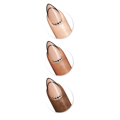Sally Hansen Instant Cuticle Remover & Salon Effects Press-On Nails Kit - 15 Second Cuticle Remover with Aloe & 30 Nail Designs with Nail Glue