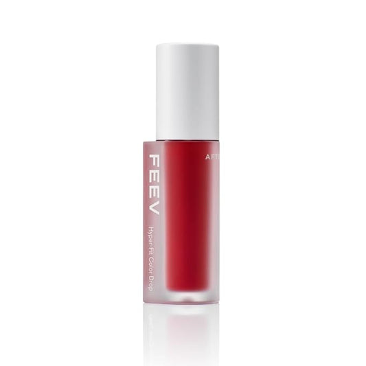 Feev Hyper-Fit Color Drop | Dewy, Glossy Lip Gloss with 44% moisturizing serum | Long-Lasting, lightweight Lip Stain | Vegan Lip Tint & Safe for Sensitive Skins | K-Beauty (After Squat)