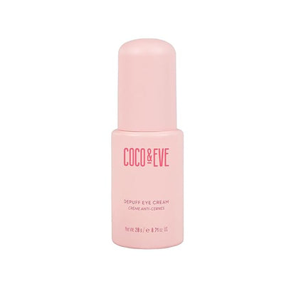 Coco & Eve Depuff Eye Cream. Under Eye Cream for Puffiness, Dark Circles & Wrinkles. Firms, brighten, revitalize, and smooth out fine lines. (0.71 fl oz)