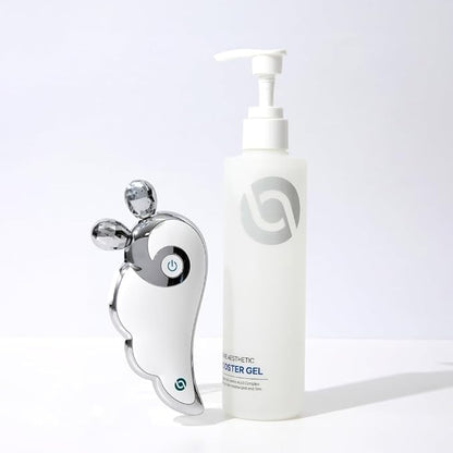 Contour Shot Facial 5-Zone Gua Sha and Roller, All-in-One Skincare Device
