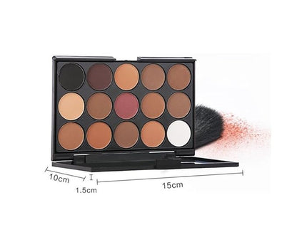 15 Colors Eyeshadow Makeup Palette Cosmetic Contouring Kit