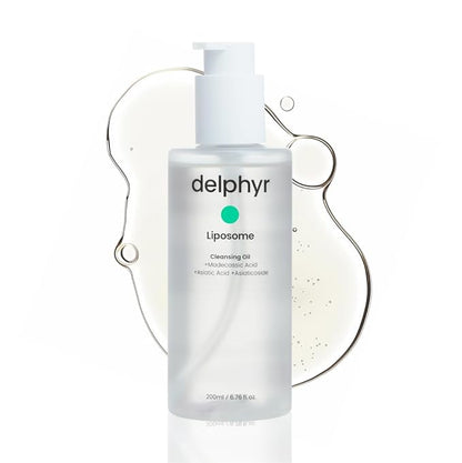 Liposome Daily Cleansing Oil, Gentle Makeup & Blackhead Remover for Sensitive Skin with Centella Asiatica TECA, Korean Skincare for Trouble Care (6.76 fl. oz., 200ml)