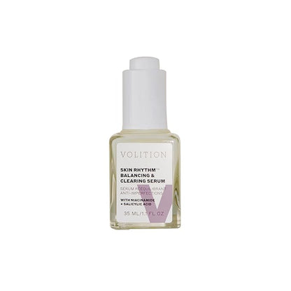 Volition Beauty Skin Rhythm Balancing & Clearing Serum - Acne & Blemish Serum Helps Reduce Appearance of Pimples & Acne Scars - AHAs & Niacinamide (35ml / 1.1 fl oz)