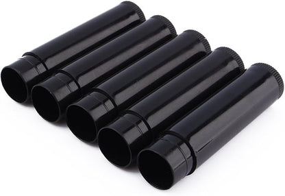 Ymiko 100PCS Black lipstick Tube, DIY Lipsticks Lip