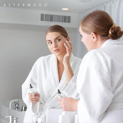 Asterwood Argireline Peptide Serum 1 oz + Hyaluronic Acid Cleansing Face Soap 3.5 oz