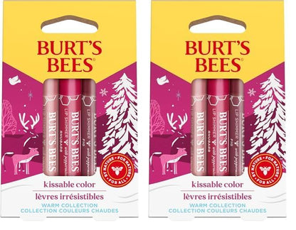 BURTS BEES Kissable Color Lip Shimmer Holiday Gift, 1 EA (Pack of 2)