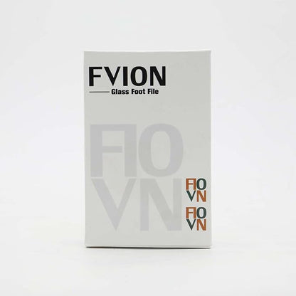 FVION Nano Glass Foot File with Bamboo Handle - Foot Scrubber Dead Skin Pumice Stone for Feet - The Ultimate Gentle Pedicure File Feet Callus Remover (Yellow)