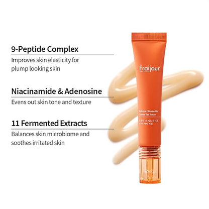 Alchemic Ginsenoside Contour Eye Serum – Targeted Eye Treatment for Dark Circles, Fine Lines & Puffiness, With Ginsenoside & Phytochemicals, Hydrating & Firming, 0.85 fl. oz.