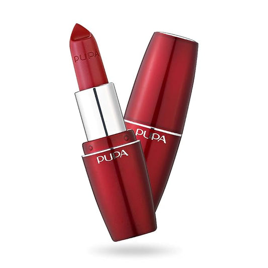 Pupa Milano Volume - Plumping, Hydrating, Cream Formula Lipsticks - Lasting Color That Stays On Lips All Day Long - Lustrous, Flattering Shades For All Complexions - 304 Orchid Pink - 0.123 Oz