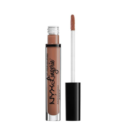 NYX PROFESSIONAL MAKEUP Lip Lingerie Matte Liquid Lipstick - Push-Up, Brown Spice Pink