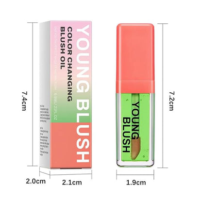 Mysense Tinted Blush Oil, Pink Liquid Blush for 02 Pink