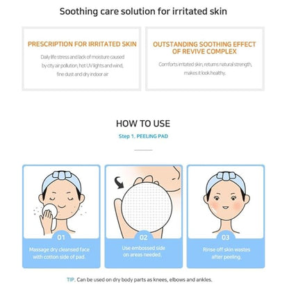 I'M SORRY FOR MY SKIN Peeling Pad & Moisture Mask, Korean Toner & Exfoliating Face Pads, Makeup Remover Cotton Rounds, Glass Skin Self Care Items, 2-Step Skin Care Travel Essentials Kit (Set of 3)