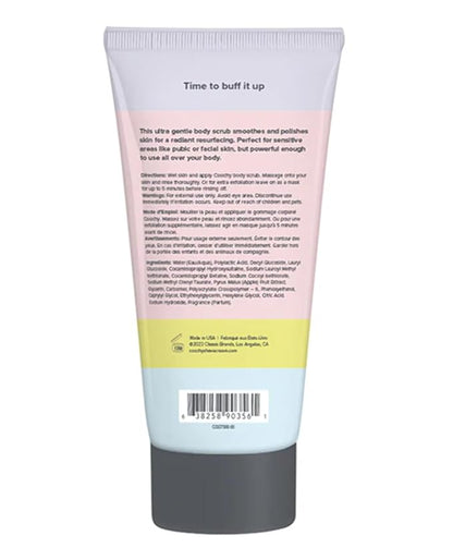Coochy Ultra Smoothing Body Scrub | Gentle Exfoliating Body Scrub for Sensitive Skin | Removes Dead Skin Cells, Prevents Ingrowns | Paraben-free, Cruelty-free | Mango Coconut 5 oz/148 mL