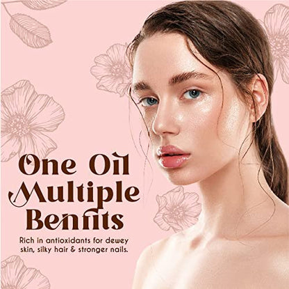 Provence Beauty Rose Multi-Use Oil for Face, Body and Hair & Active REWIND Facial Oil