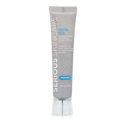 INSTA-TOX Facial Firming Wrinkle Smoothing Serum & Reverse Lift Firming Eye Cream Set - Tightener for Lines, Deep Wrinkles and Pores - Temporary Lift for Face and Eyes - Serious Skincare