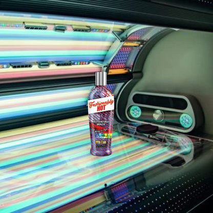 Pro Tan Heated Natural Bronzer Oil, 8.45 Fl Oz, Brown