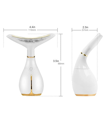 Ms.W Red Light Face Massager Electric Face Lifting, Facial Massager for Skin Care with LED, Heated, and Vibration,Tightenings and Rejuvenation for Face and Neck