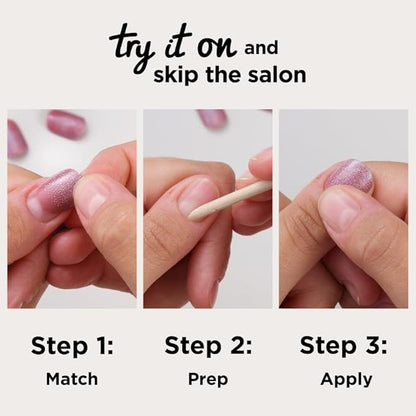 Sally Hansen Instant Cuticle Remover and Salon Effects HYP-Nautical Press On Nails Kit, Nail Treatment and Manicure Set