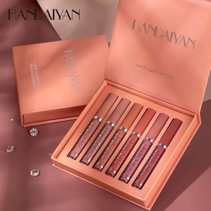 6Pcs Matte Liquid Lipstick Makeup Set (A), 0 Oz
