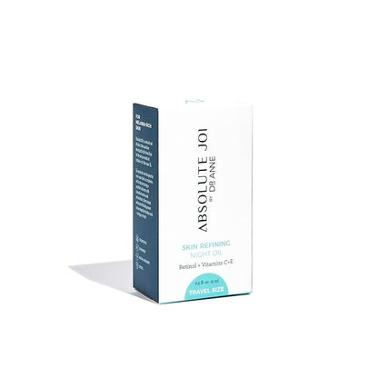 Retinol Oil Serum with Vitamin C, Skin Refining Night Oil for Fine Lines and Hyperpigmentation with Sensitive Skin Friendly Granactive Retinoid - Unscented - 0.5 Fl Oz Sample Size