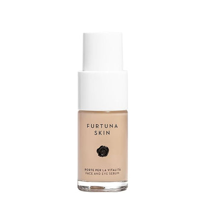 Face & Eye Serum - Dual-Use Formula to Lift, Reduce Puffiness and Even Tone, Wild-Foraged Botanicals, Vegan, Dermatologist Tested, EWG Verified, 15ml