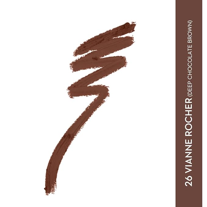 SUGAR Cosmetics Matte As Hell Crayon Lipstick26 Vianne Rocher (Deep Chocolate Brown) with SharpenerHighly pigmented, Creamy Texture, Long lasting Matte Finish